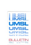 UMSL Bulletin 1980