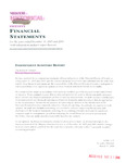 Financial Statements, 2004-2005