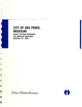 Report, Financial Statements, and Additional Information, 1992 by City of Des Peres