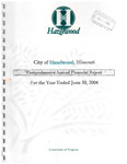 Comprehensive Annual Financial Report, 2004 by City of Hazelwood