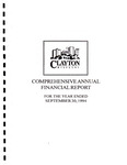 Comprehensive Annual Financial Report, 1994 by City of Clayton