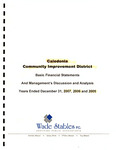 Basic Financial Statements and Management's Discussion and Analysis, 2005/2006/2007