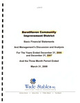 Basic Financial Statements and Management's Discussion and Analysis, 2006/2007/2008