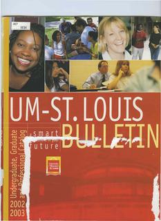 UMSL Bulletin 2002-2003
