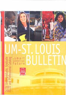 UMSL Bulletin 2001-2002