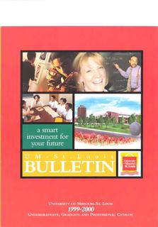 UMSL Bulletin 1999-2000