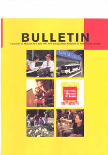 UMSL Bulletin 1997-1998