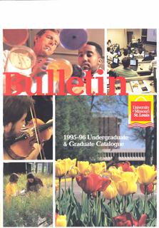 UMSL Bulletin 1995-1996