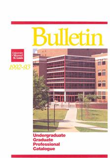 UMSL Bulletin 1992-1993