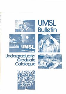UMSL Bulletin 1983-1984