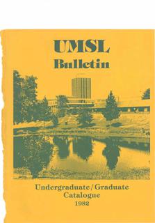 UMSL Bulletin 1982