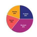 Favorite Sports Pie Chart by Judy Schmitt