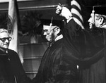Commencement UM President James Olson - Richard Dudman - Chancellor Arnold Grobman 1038 by University of Missouri-St. Louis