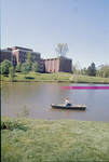 Woman In Boat On Bugg Lake, C. 1970s 4031 by University of Missouri-St. Louis