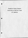 Employee salary report. [University of Missouri—St. Louis] 2009-2010