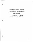 Employee salary report. [University of Missouri—St. Louis] 2007-2008